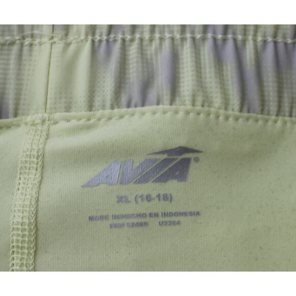 Avia Womens Bike Liner Short Yellow Mist Size XL NWT - Picture 5 of 6